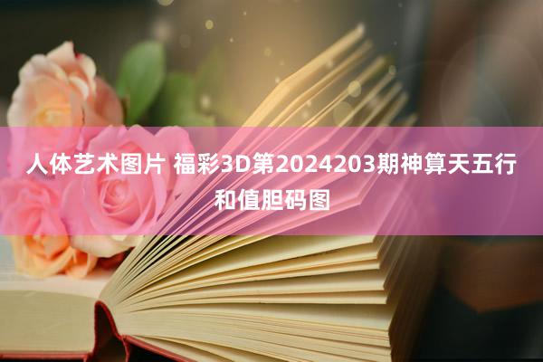 人体艺术图片 福彩3D第2024203期神算天五行和值胆码图