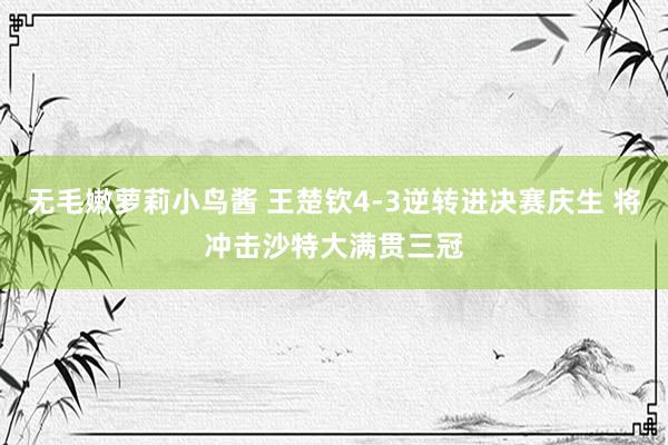 无毛嫩萝莉小鸟酱 王楚钦4-3逆转进决赛庆生 将冲击沙特大满贯三冠