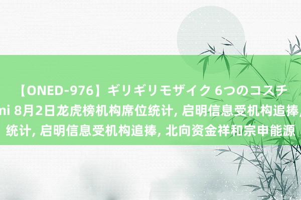 【ONED-976】ギリギリモザイク 6つのコスチュームでパコパコ！ Ami 8月2日龙虎榜机构席位统计, 启明信息受机构追捧, 北向资金祥和宗申能源