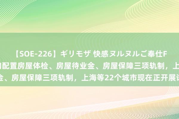 【SOE-226】ギリモザ 快感ヌルヌルご奉仕FUCK Ami 住建部：征询配置房屋体检、房屋待业金、房屋保障三项轨制，上海等22个城市现在正开展试点