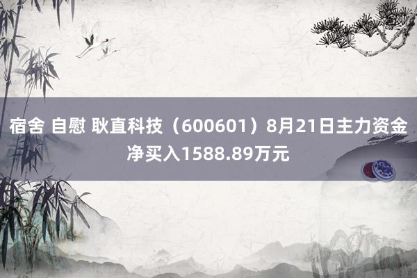 宿舍 自慰 耿直科技（600601）8月21日主力资金净买入1588.89万元