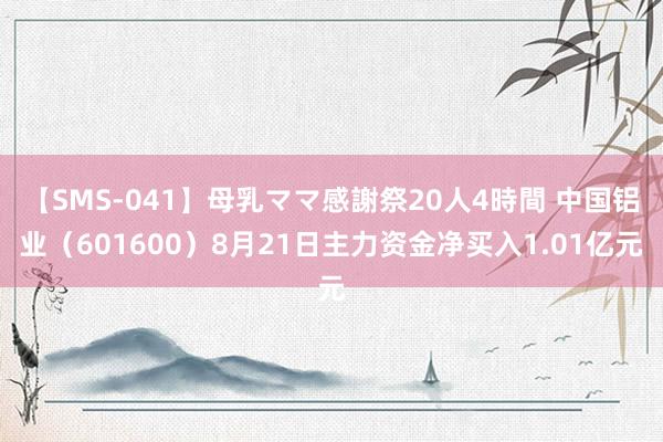 【SMS-041】母乳ママ感謝祭20人4時間 中国铝业（601600）8月21日主力资金净买入1.01亿元